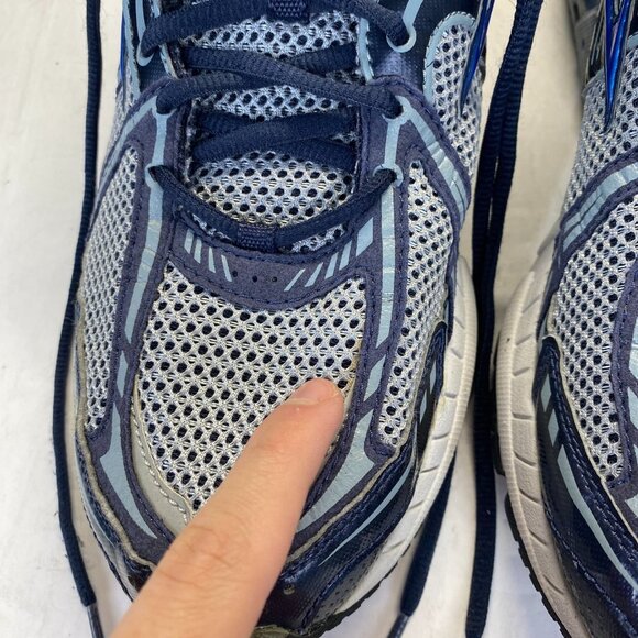 Brooks Addiction mens Running Shoes Grey Blue Blackened, size 11,Comfort - Picture 8 of 16